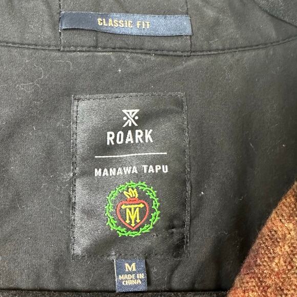 Roark Men's Andes Manawa Tapu Green Snap Button Plaid Flannel Jacket sz M EUC - Picture 4 of 7